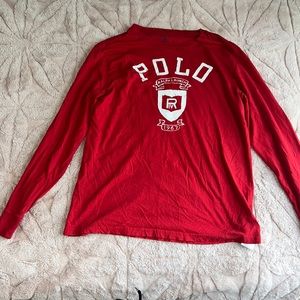 COPY - Long Sleeve Red Polo Shirt XL (18-20)